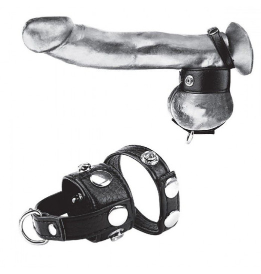 Утяжка для мошонки и пениса Cock Ring With 1 Ball Stretcher And Optional Weight Ring Утяжка для мошонки и пениса Cock Ring With 1 Ball Stretcher And Optional Weight Ring