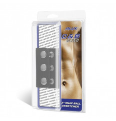 Чёрная утяжка на кнопках 100% PVC STRAP WITH METAL SNAP