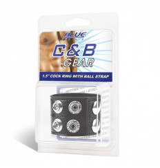 Ремень на член и мошонку 1.5  Cock Ring With Ball Strap