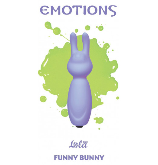 Фиолетовый мини-вибратор с ушками Emotions Funny Bunny Lavender Фиолетовый мини-вибратор с ушками Emotions Funny Bunny Lavender