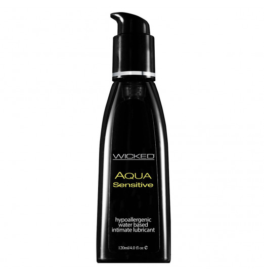 Мягкий лубрикант на водной основе AQUA SENSITIVE - 120 мл.
