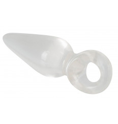 Анальная втулка с колечком на пальчик Finger Plug - 9,5 см.