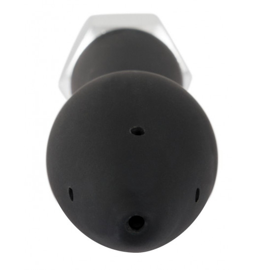 Чёрная анальная насадка для душа Anal Douche Rear Splash