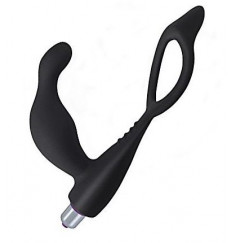 Стимулятор простаты Levett Gaius с дополнительным кольцом на мошонку