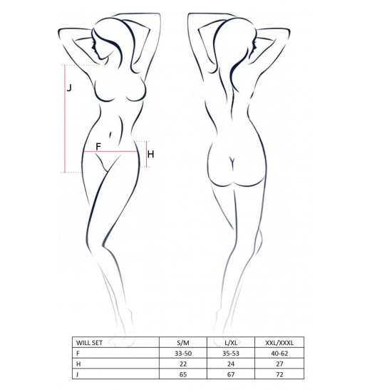 Боди Will с бантами и подвязками