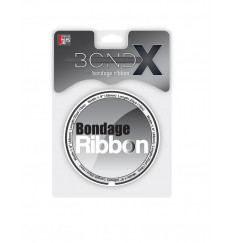 Белая лента для связывания BONDX BONDAGE RIBBON - 18 м.