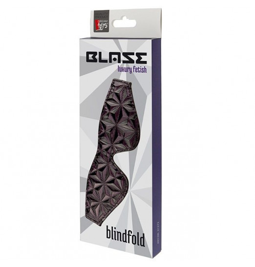 Фиолетово-черная маска BLAZE BLINDFOLD PURPLE