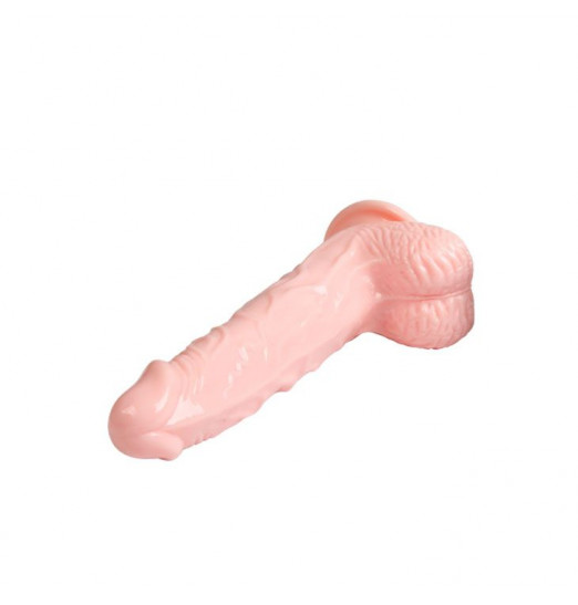 Вибратор-ротатор с функцией нагрева Fiery Dong - 20,4 см.