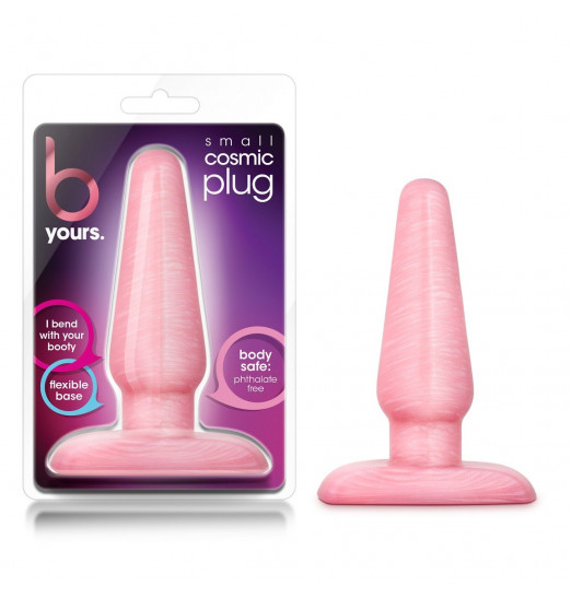 Розовая анальная пробка B Yours Small Cosmic Plug - 10,1 см.