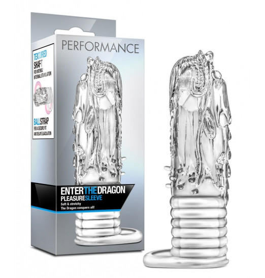 Прозрачная закрытая насадка в форме дракона Performance Enter The Dragon - 13,3 см. Прозрачная закрытая насадка в форме дракона Performance Enter The Dragon - 13,3 см.