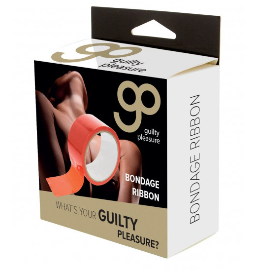 Красный скотч для связывания Bondage Ribbon - 18 м. Красный скотч для связывания Bondage Ribbon - 18 м.