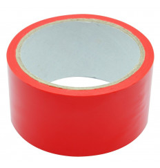 Красный скотч для связывания Bondage Ribbon - 18 м.