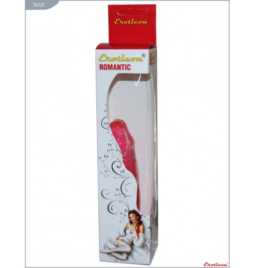 Гелевый розовый фаллоимитатор без мошонки - 17 см. Гелевый розовый фаллоимитатор без мошонки - 17 см.