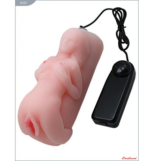 Мастурбатор в форме женской фигурки с вибрацией