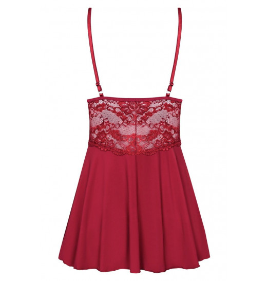 Коротенький бэби-долл с кружевным верхом
