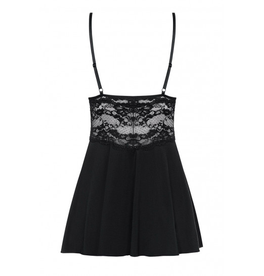 Коротенький бэби-долл с кружевным верхом