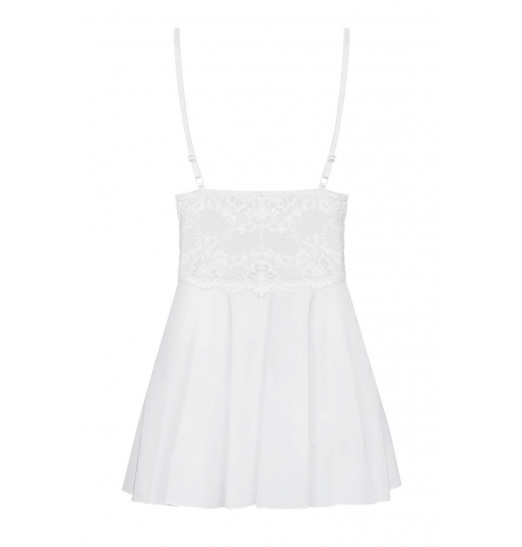 Коротенький бэби-долл с кружевным верхом