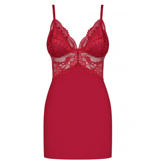 Облегающая сорочка с кружевами на лифе Облегающая сорочка с кружевами на лифе