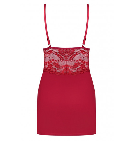 Облегающая сорочка с кружевами на лифе Облегающая сорочка с кружевами на лифе