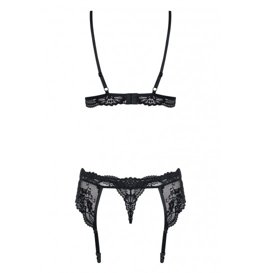 Чувственный кружевной комплект из 3 предметов