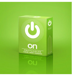 Цветные ароматизированные презервативы ON) Fruit   Color - 3 шт.