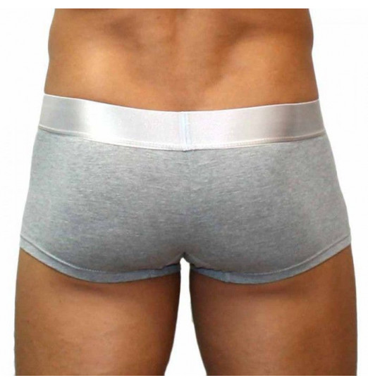 Хлопковые трусы-боксеры с надписью на резинке