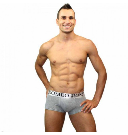 Хлопковые трусы-боксеры с надписью на резинке