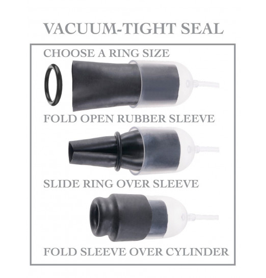 Компактная помпа-насос для головки Suck N’ Stroke Head Pump