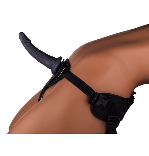 Кожаный пояс харнесс премиум класса WOMAN LONG(S) с 3 насадками