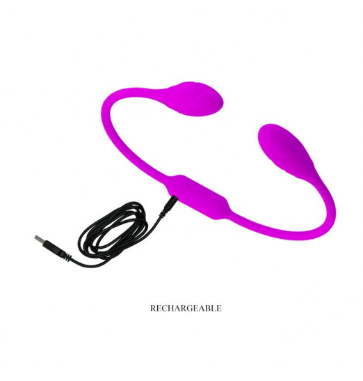 Гибкий вибростимулятор для пар Dream Lovers Whip Гибкий вибростимулятор для пар Dream Lovers Whip