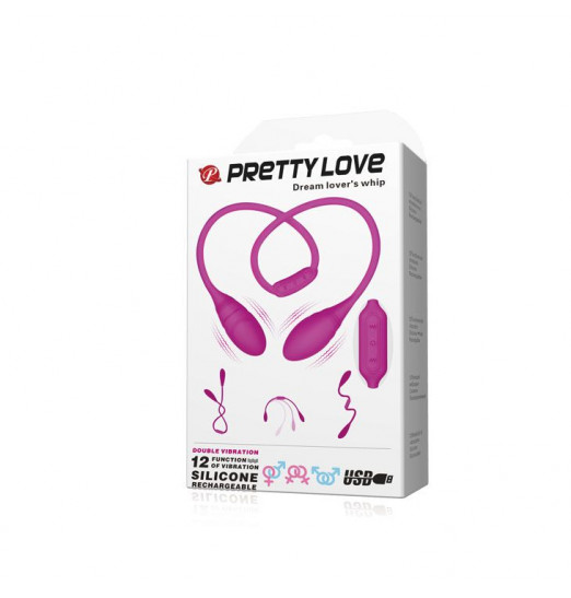 Гибкий вибростимулятор для пар Dream Lovers Whip Гибкий вибростимулятор для пар Dream Lovers Whip