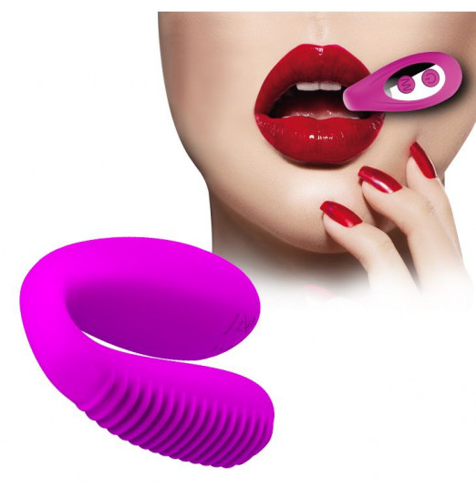 Лиловая вибронасадка для оральных ласк Mabel Лиловая вибронасадка для оральных ласк Mabel