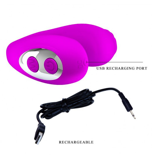 Лиловая вибронасадка для оральных ласк Mabel Лиловая вибронасадка для оральных ласк Mabel