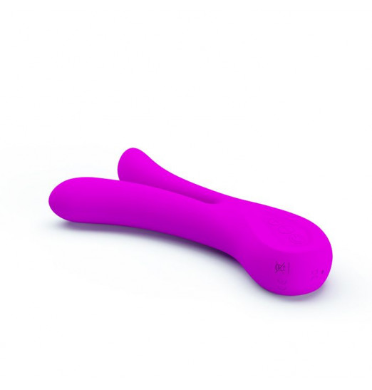 Сплит-вибратор Ulysses с двумя отростками - 16,5 см.