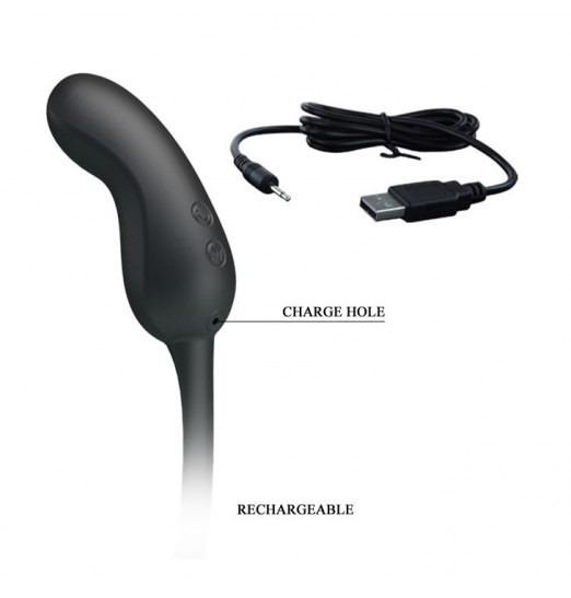 Насадка со съемным вибростимулятором простаты Hercules Penis Sneath