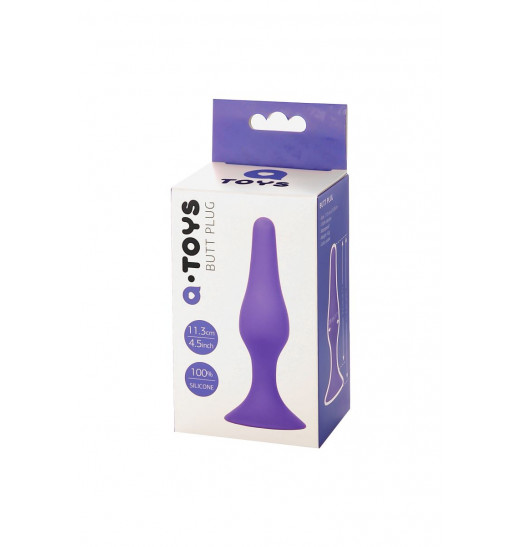 Фиолетовая анальная втулка Toyfa A-toys - 11,3 см. Фиолетовая анальная втулка Toyfa A-toys - 11,3 см.