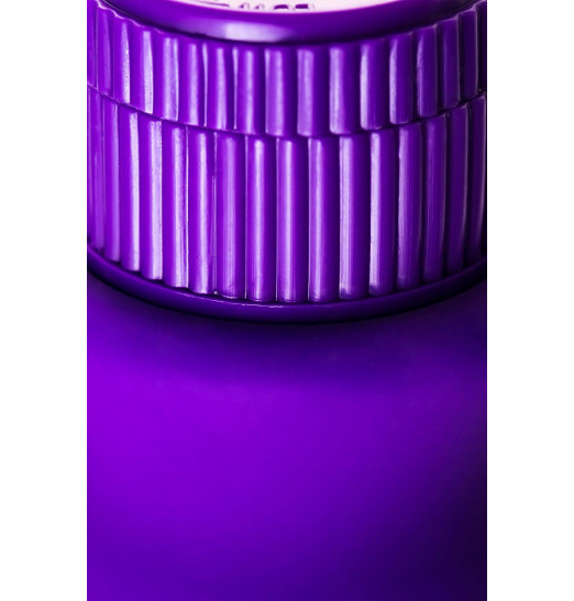 Фиолетовый фигурный вибратор - 17 см.