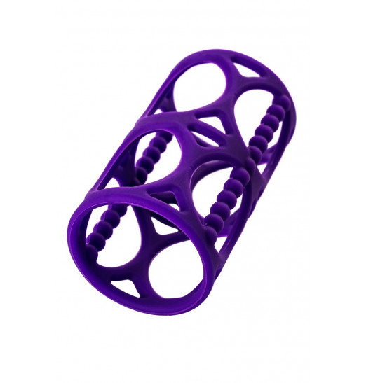 Фиолетовая насадка-сетка на член