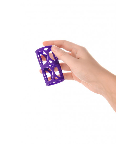 Фиолетовая насадка-сетка на член