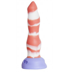 Красно-белый фаллоимитатор  Лис Large  - 26 см.