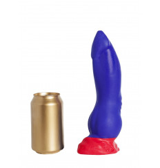 Синий фаллоимитатор  Номус Medium  - 24 см.