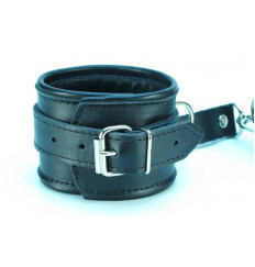 Поножи из гладкой кожи