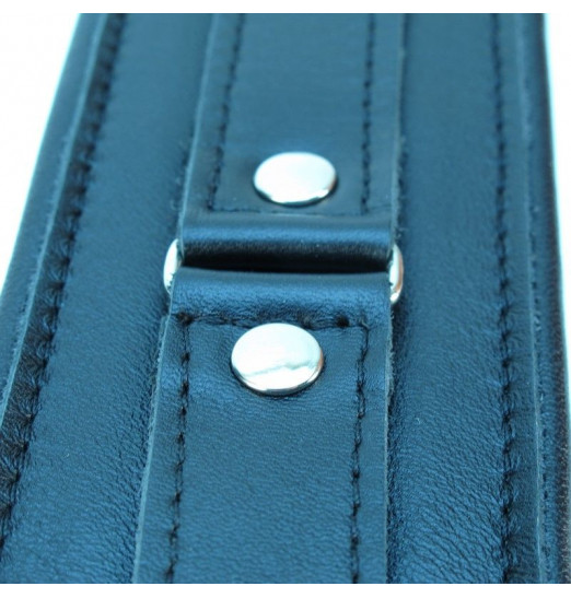 Ошейник из гладкой кожи