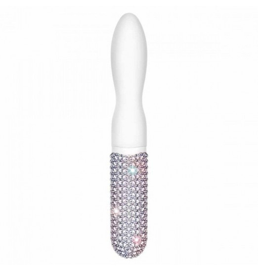 Белый вибратор с ушками The Pocket Rabbit Crystallized White Белый вибратор с ушками The Pocket Rabbit Crystallized White