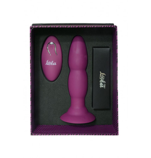 Фиолетовый анальный стимулятор Tornado Back Door - 14 см.