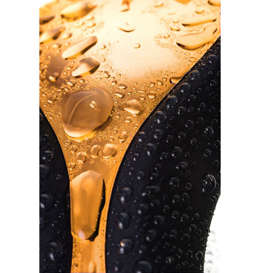 Чёрно-золотой клиторальный вибромассажер WANAME Surf