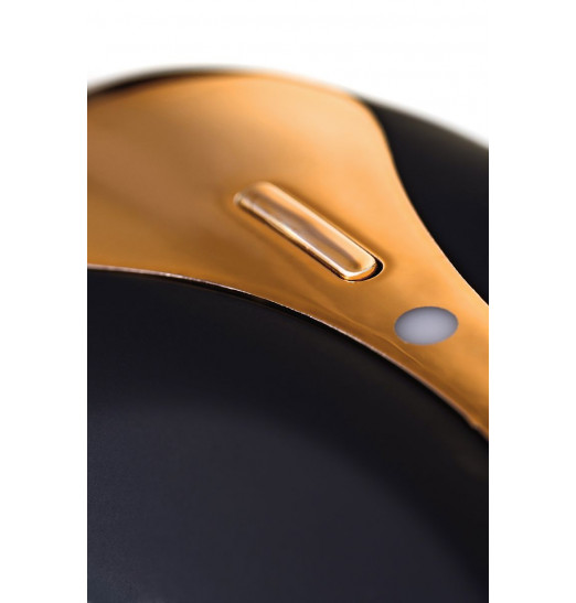 Чёрно-золотой клиторальный вибромассажер WANAME Surf