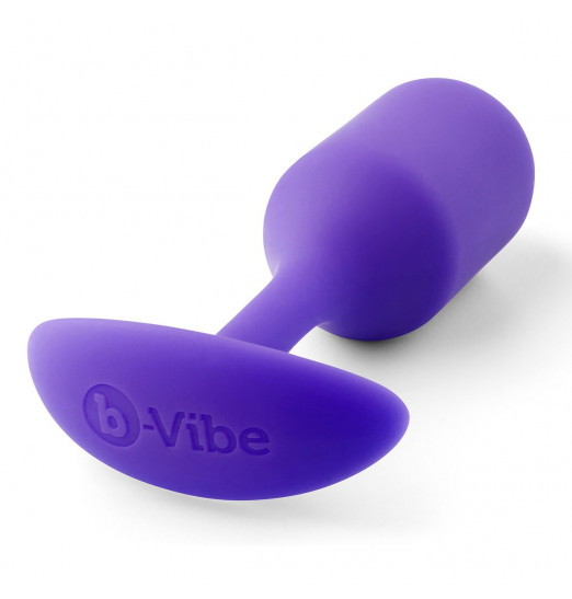 Фиолетовая пробка для ношения B-vibe Snug Plug 2 - 11,4 см. Фиолетовая пробка для ношения B-vibe Snug Plug 2 - 11,4 см.