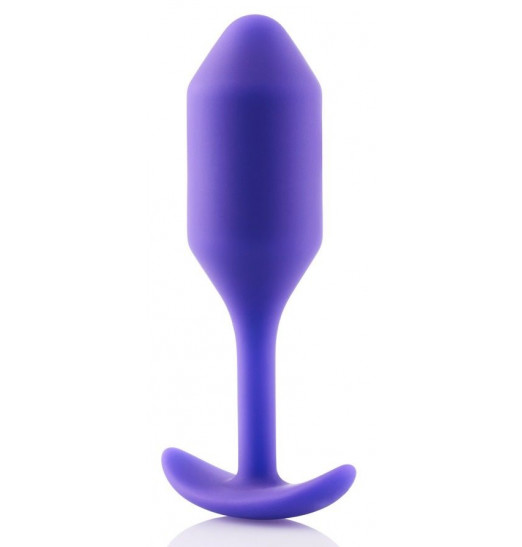 Фиолетовая пробка для ношения B-vibe Snug Plug 2 - 11,4 см. Фиолетовая пробка для ношения B-vibe Snug Plug 2 - 11,4 см.