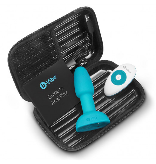 Бирюзовая анальная пробка с римминг-эффектом RIMMING PETITE - 12,4 см. Бирюзовая анальная пробка с римминг-эффектом RIMMING PETITE - 12,4 см.